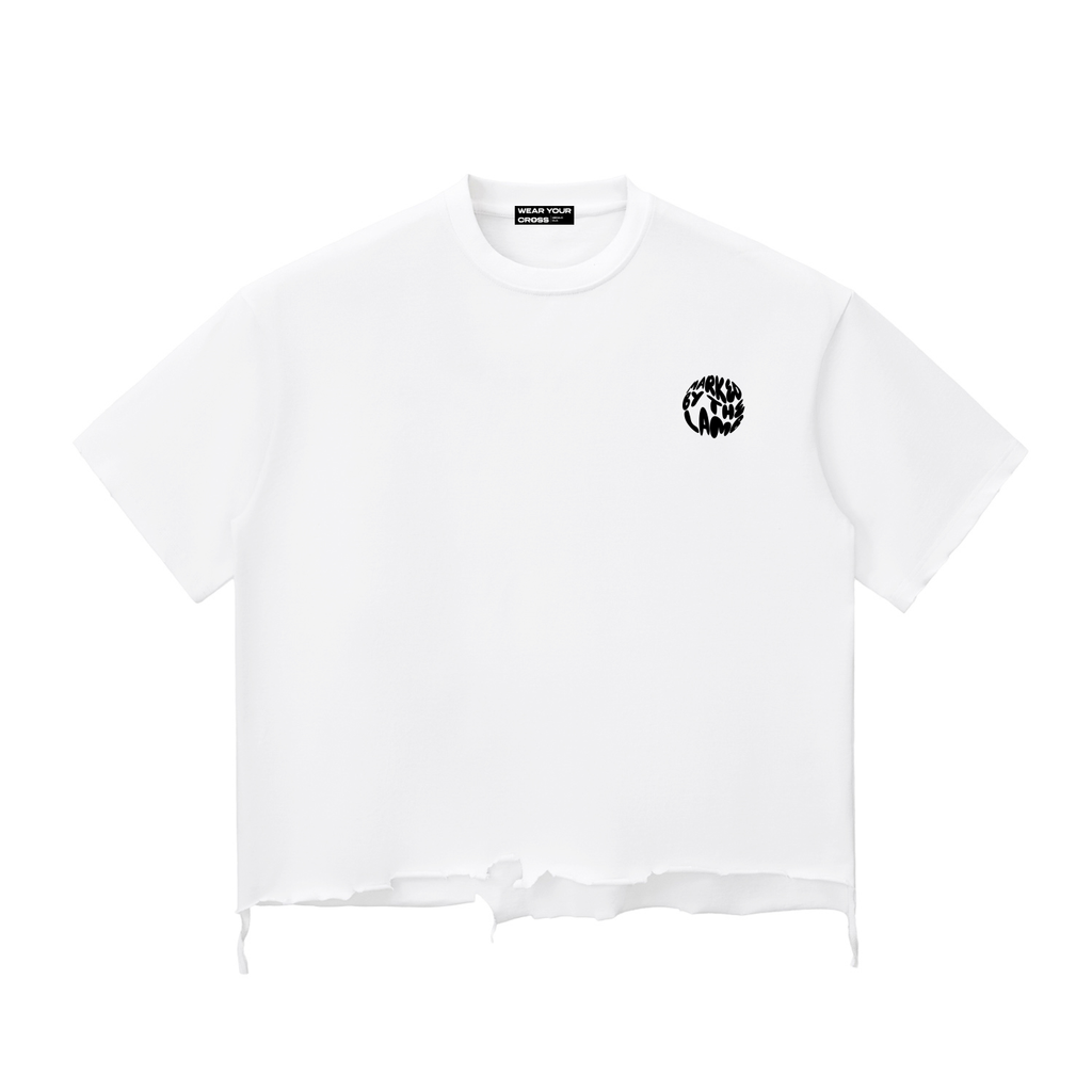 ‘Marked by the lamb’ Snow Washed, Boxy, T-shirt